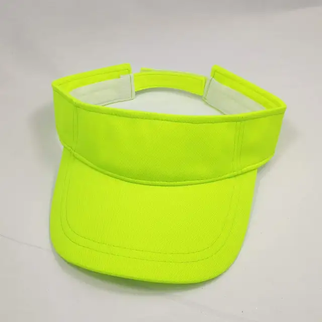 Orange Lime or Neon Green Mesh Sun Visor Caps Men Women Plain