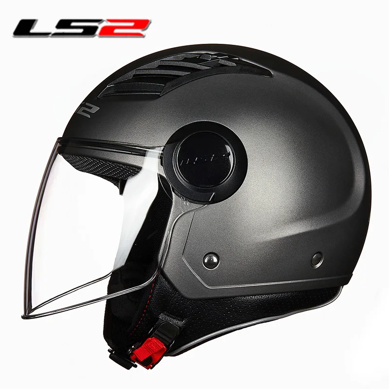 LS2 Половина лица шлем мото rcycle шлем casco moto capacetes de moto ciclista capacete 562 - Цвет: 4