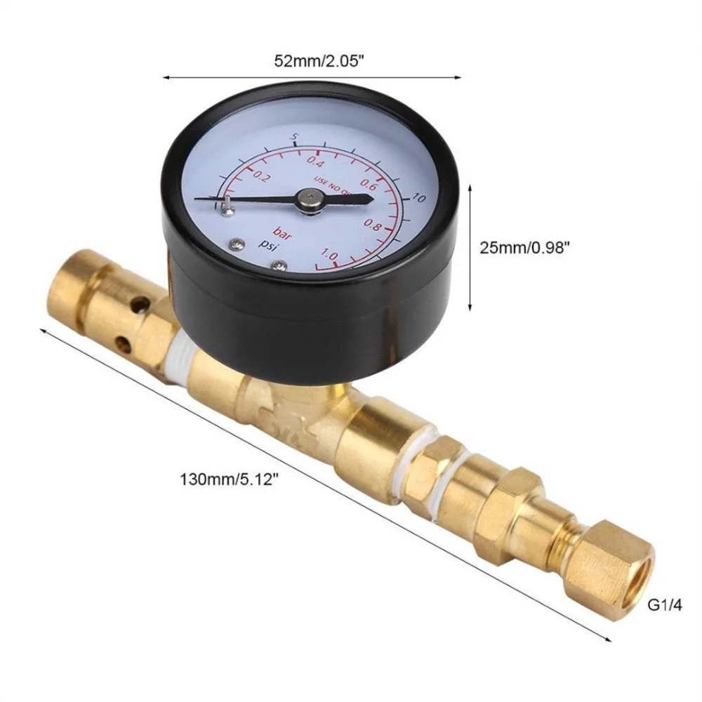 Регулируемый клапан сброса давления с Guage, для домашнего пивоварения пивной шаровой замок регулируемый клапан давления w/Манометр, оборудование для кегинга