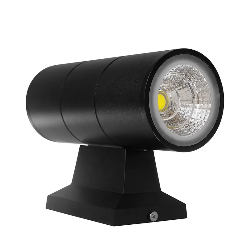 

Waterproof IP65 AC 85-265V Dual-Head Cylinder 6W 10W COB LED Wall Light Outdoor Wall Lamp led garden light led wall light