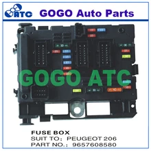 Блок предохранителей в сборе для P eugeot 206 OEM 9657608580