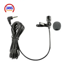 Micro-caméra micro-ordinateur à condensateur de Lavalier professionnel pour ordinateur portable DV montrer micro 3.5mm prise stéréo 2M