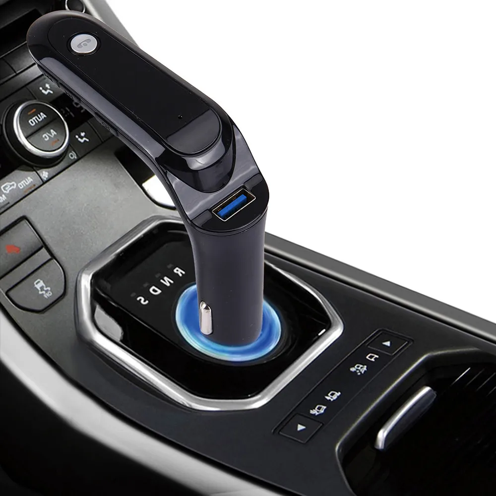 Car USB Charger Quick Car Bluetooth Handfree Car MP3 FM