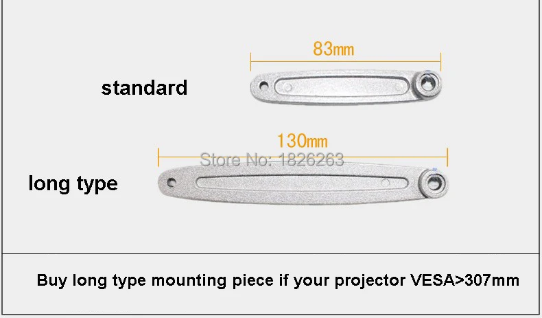 Длинные Тип крепежная деталь для кронштейн для крепления проектора PR03 PR02 подставка для проектора ing аксессуары и Запчасти