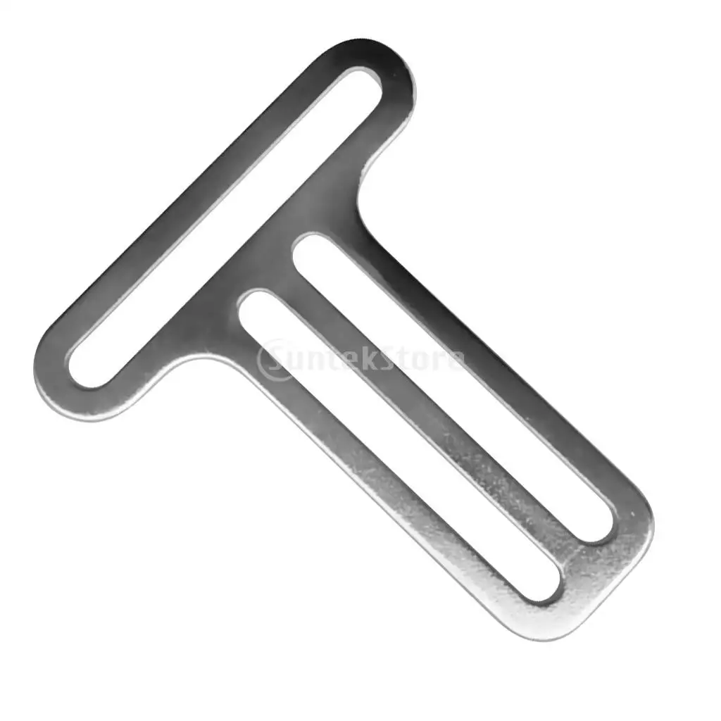 Heavy Duty 316 Stainless Steel Scuba Diving Weight Belt Keeper Retainer Stopper Slider Fits 5cm / 2' Webbing Strap