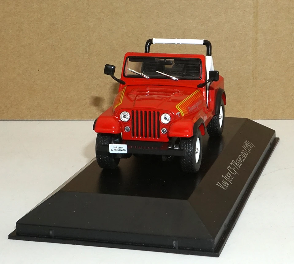 Игрушечный автомобиль красный металл модель автомобиля 1 43 автомобиль литье под давлением игрушечный транспорт литой спортивный автомобиль игрушки для CHEVROLET OMEGA CD/JEEP CJ-7
