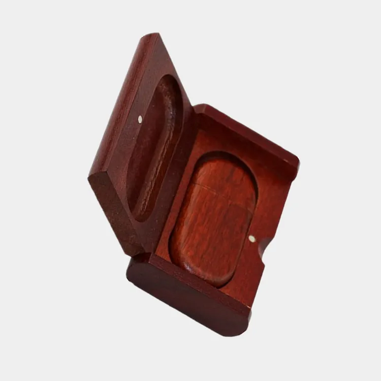 Лидер продаж 2016 деревянный USB флеш накопитель Redwood в коробке из кленового дерева 4