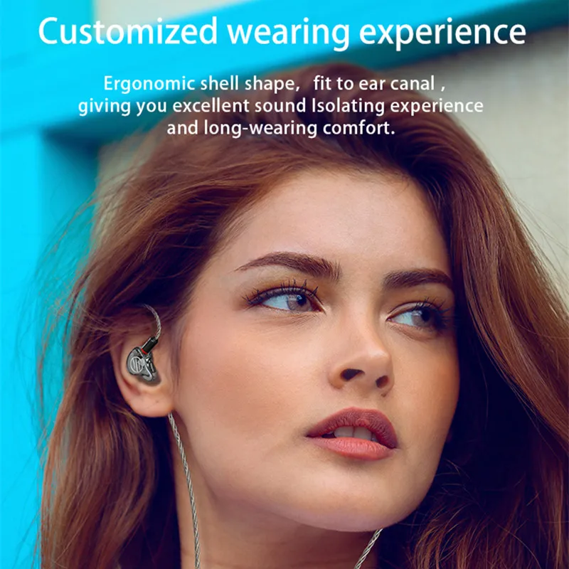 BGVP DM7 6 Balanced armature In-Ear Earphone Metal