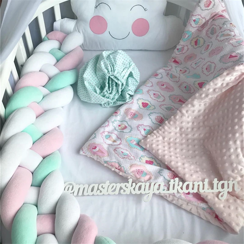 200 سنتيمتر الطفل سرير حامي عقدة سرير بيبي الوفير النسيج أفخم الرضع سرير وسادة لحديثي الولادة أربعة تعادل السرير الوفير غرفة ديكور 200 سنتيمتر الطفل سرير حامي عقدة سرير بيبي الوفير النسيج أفخم الرضع سرير وسادة لحديثي الولادة أربعة تعادل السرير الوفير غرفة ديكور