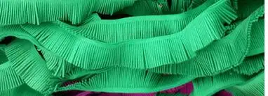 SICODA 5 метров многоцветная Мода замша кожа отделка Кружева высота 30 мм Diy ручной работы одежда аксессуар серьги изготовление - Цвет: green