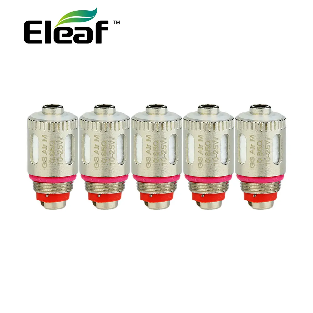 100% оригинал Eleaf GS Air M 0 35 Ом Головка Катушки 5 штук упак. для iStick Amnis Starter Kit & Drive Atomizer