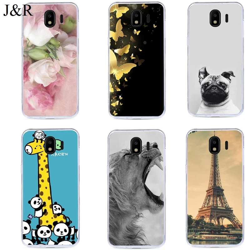 Case For Samsung Galaxy J4 J6 2018 EV A5 2017 J2 J3 J5 J7 A3 A5 A7 2016 A8 A6 Plus 2018 S8 S7 Edge S9 Plus Cover Flower Cases