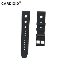 

22mm 24mm Silicone Watchbands For Breitling Chronomat Series Watchbands Stainless Steel Clasp Watch Accessories For Transocean
