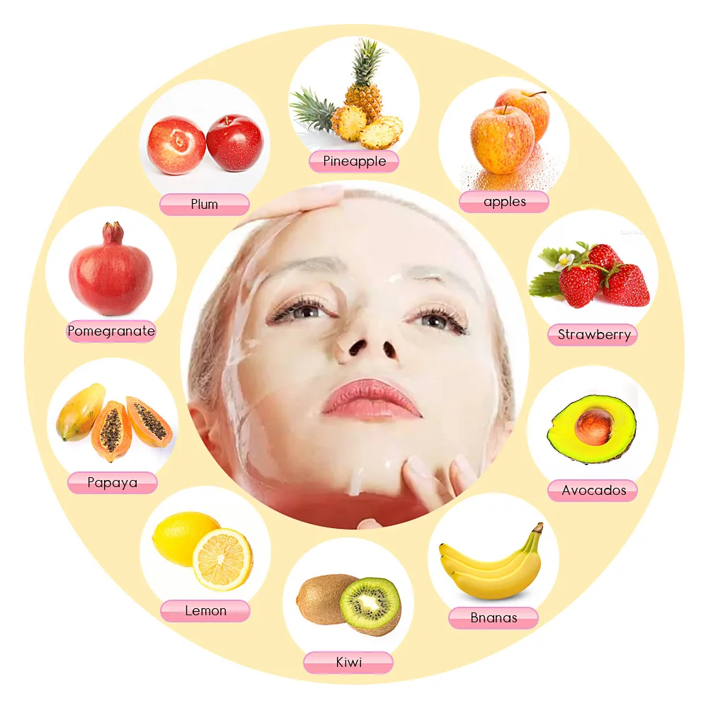 Органическая фруктовая растительная маска для лица, аппарат для изготовления фруктовых масок, инструмент для ухода за кожей лица, автоматический уход за телом