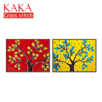 

Cross stitch kits,Embroidery needlework sets with printed pattern,11CT-canvas for Home Decor Painting,Flowers Full NCKF060