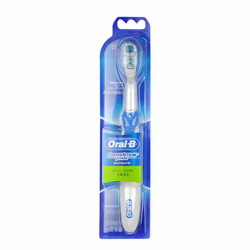 Oral B Cross Action Electric Toothbrush Dual Clean Teeth Whitening No-Rechargeable Sonic Tooth Brush Soft Teeth Brush For Adult Oral B Cross Action Electric Toothbrush Dual Clean Teeth Whitening No-Rechargeable Sonic Tooth Brush Soft Teeth Brush For Adult