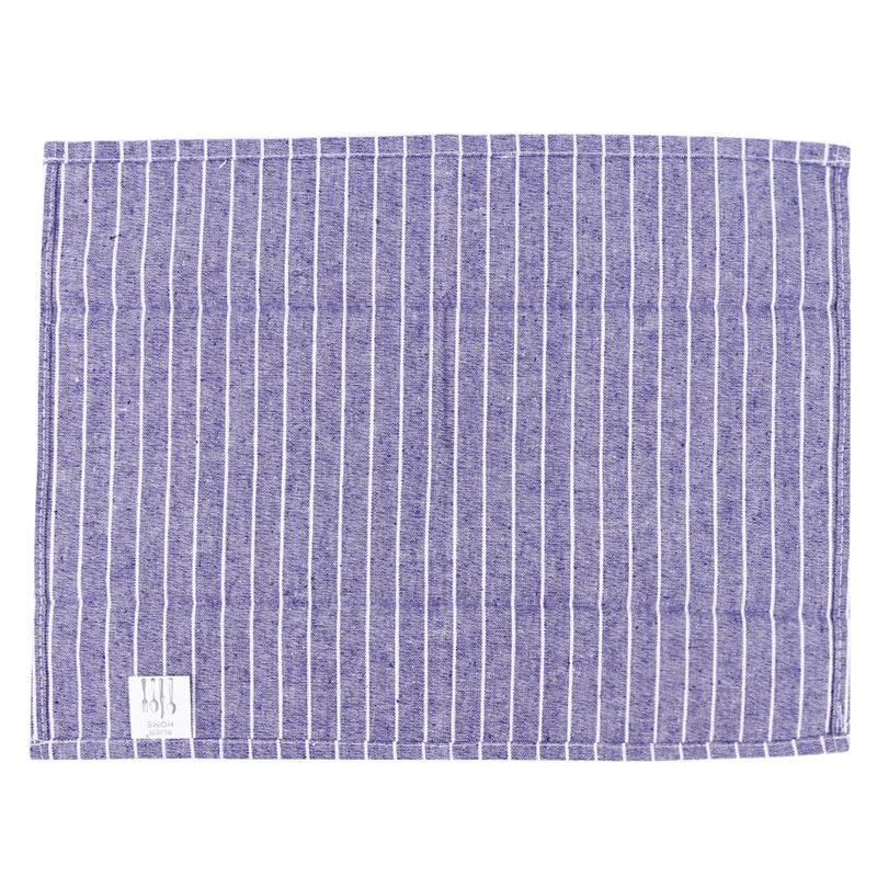 40x31 см настольная салфетка, коврик с теплоизоляцией, полосатая салфетка, тканевая скатерть для стола, фон, хлопковая льняная ткань