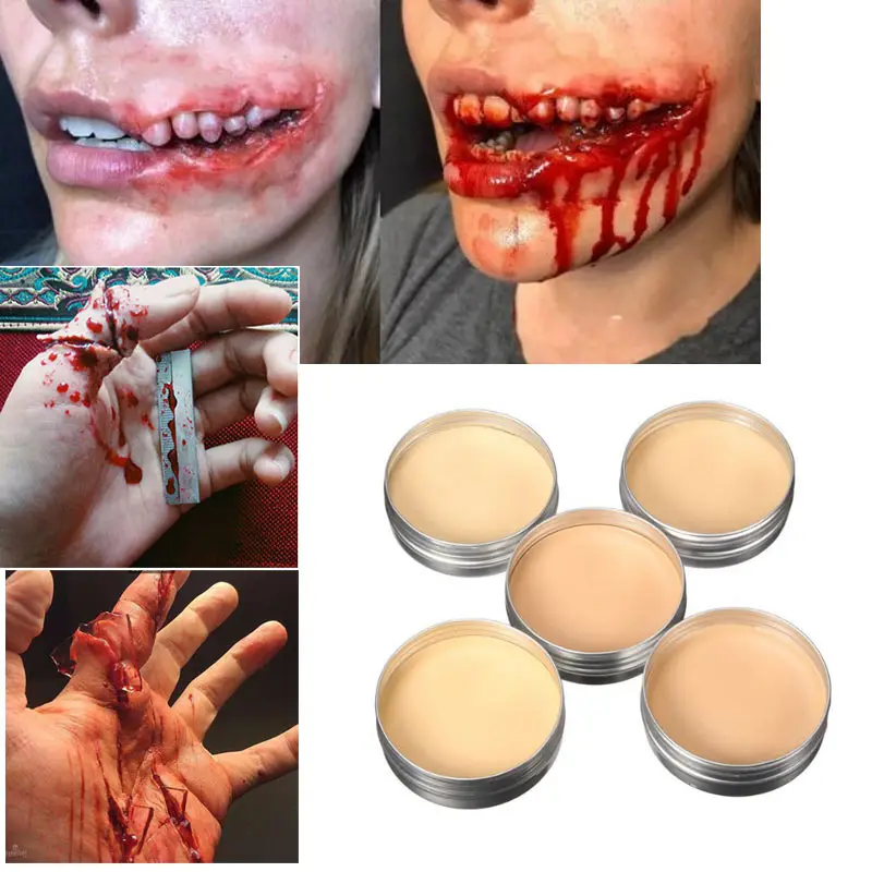 

IMAGIC Wax Halloween Modeling Fake Wound Scar Eyebrow Blocker Wax Special Effect Makeup