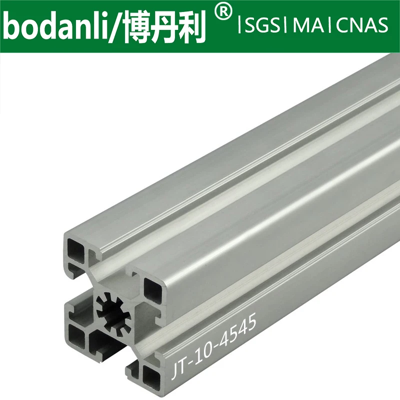 

Bodanli industrial aluminium profiles 4545 European standard T Slot Extruded alloy profile 6063 t5 for framing