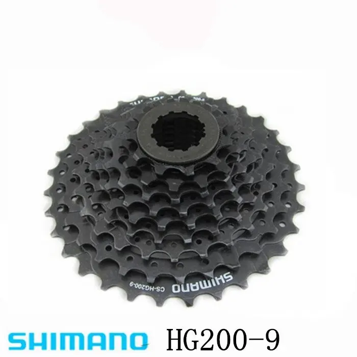 SHIMANO Alivio/Sora CS-HG400-9 9 скоростная велосипедная кассета 11-32T для MTB/шоссейного велосипеда