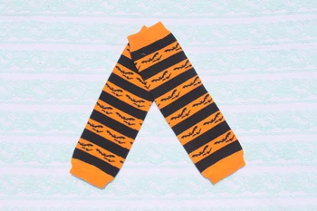 

pumpkins & halloween baby leg warmers cotton Orange Black Bats leg warmer socks adult arm warmers 12pairs/lot