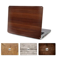 GOOYIYO-наклейка для ноутбука DIY персональная деревянная зернистая Кожа Верхняя Виниловая наклейка для Macbook Air retina Pro 13 15 11 Touch Bar