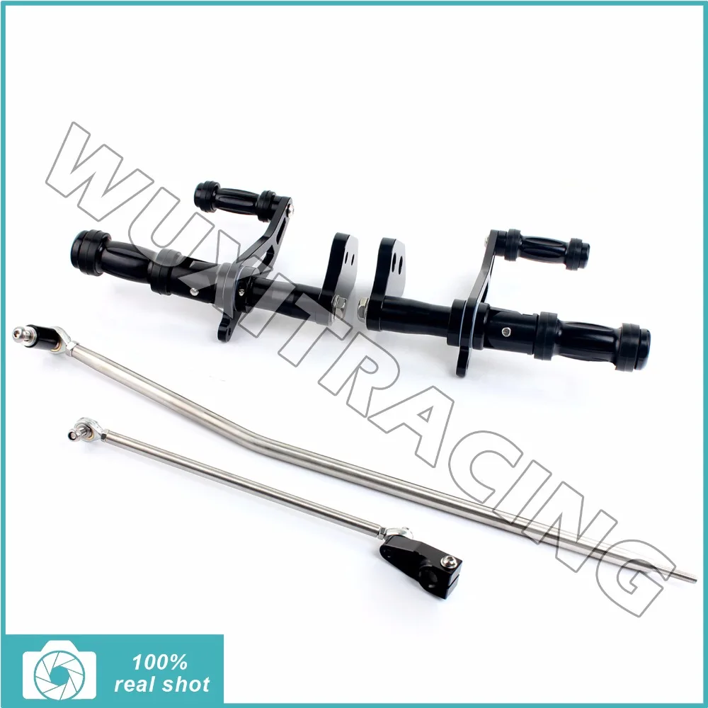 8.6" Forward Controls Footpegs For HARLEY Street Bob 06 16 Low Rider 06