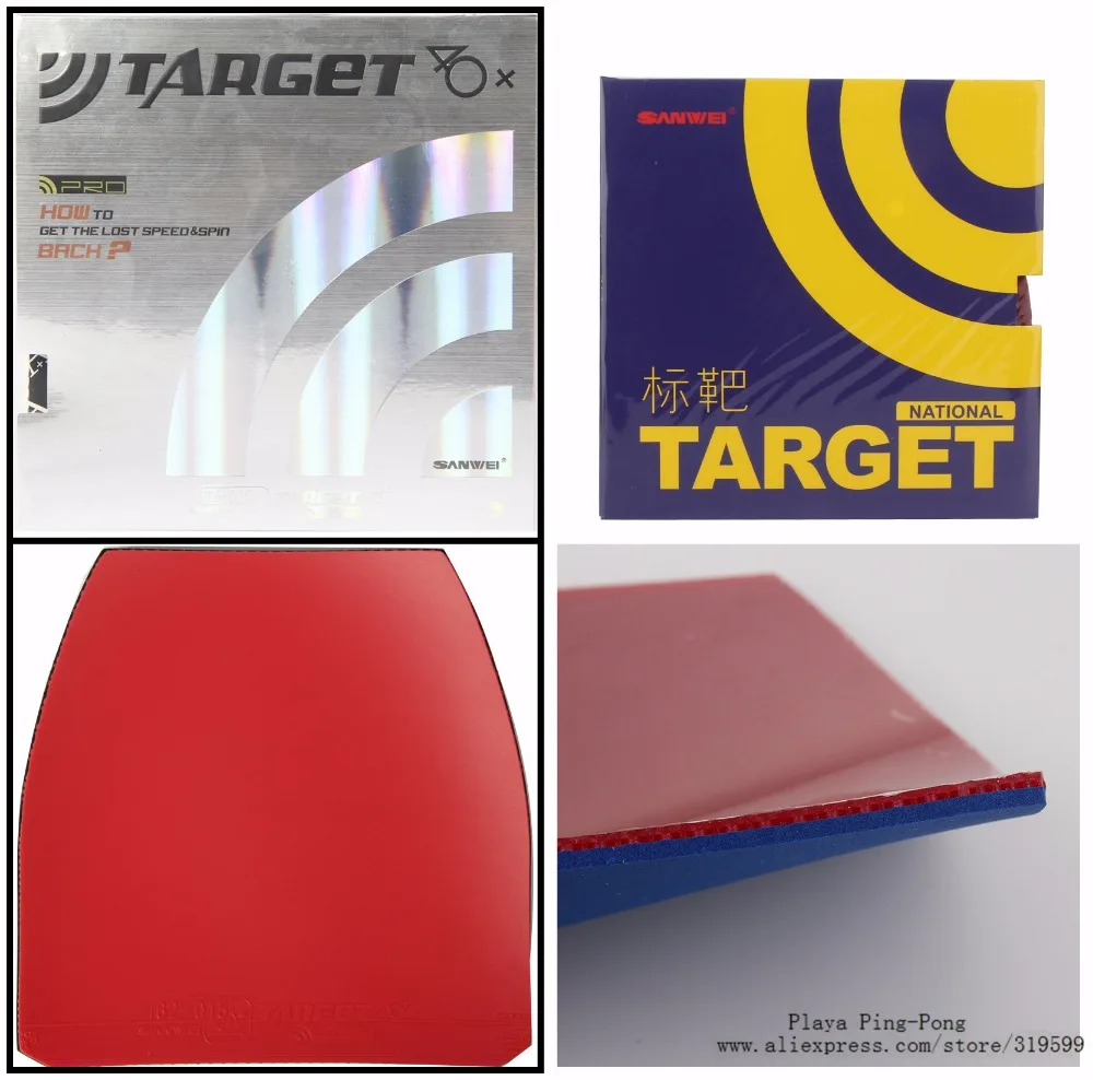 

NEW ARRIVAL SANWEI National Target German Sponge Table Tennis rubber,Table Tennis cover / Pingpong rubber