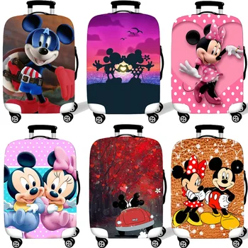 

3D Mickey Minnie Elastic Luggage Protective Cover Case For Suitcase Protective Cover Trolley Cases Covers Travel Accessories 98