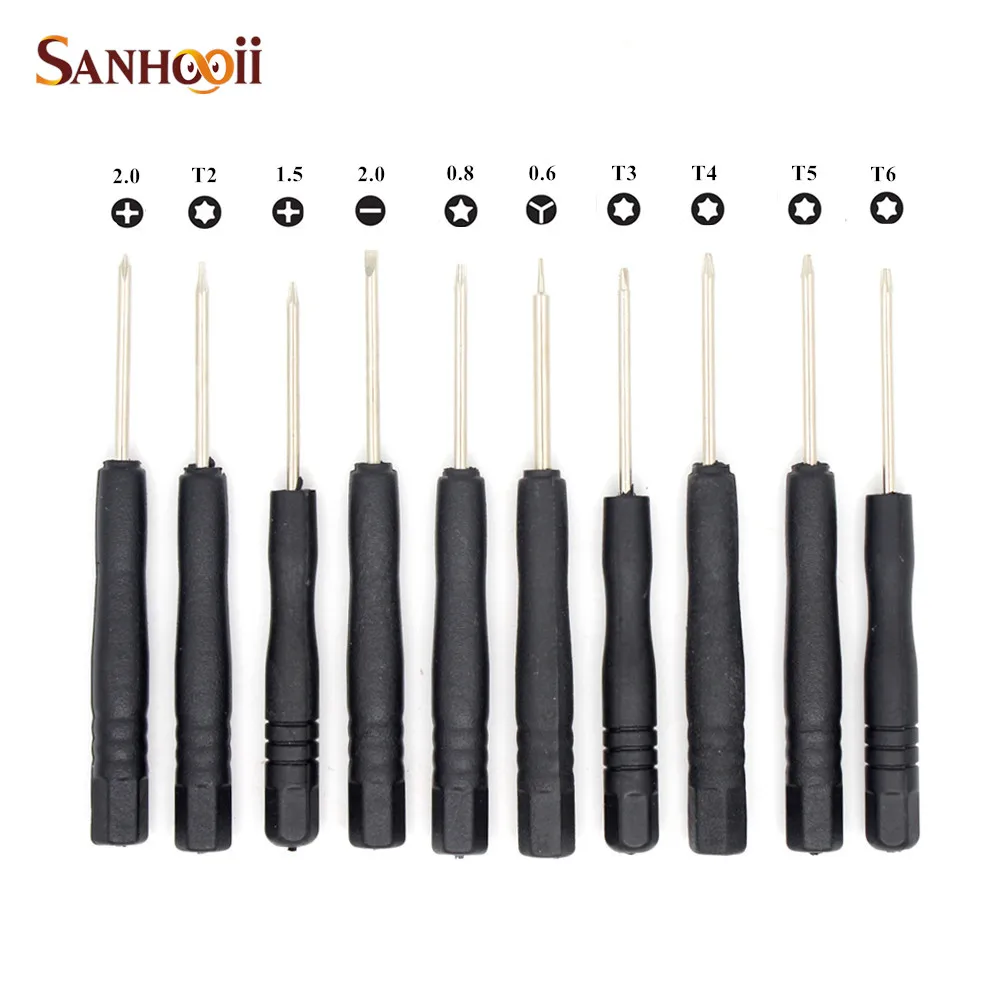 

SANHOOII Econormic Torx/Slotted/Phillips/5-Point/Y-Type Screwdriver Set for iphone ipad Electronic Teardown Repair Tools