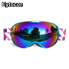 Eytocor UV400 защита для детей, катания на лыжах, сноуборде, для мальчиков и девочек катание на сноуборде и лыжах очки Анти-туман Детские зимние штаны зимние детские солнцезащитные очки