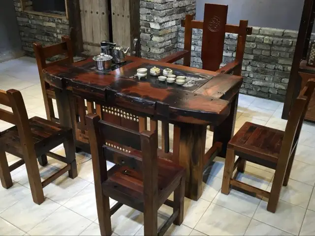 Old Antique Chinese Furniture Wood Coffee Table Tea Arts Tables And Old Antique Chinese Furniture Wood Coffee Table Tea Arts Tables And Chairs Combination Teasideend