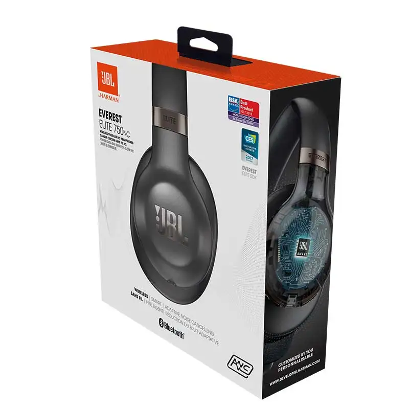 Беспроводные bluetooth наушники JBL V750NC Everest 750 портативные легкие музыкальные с