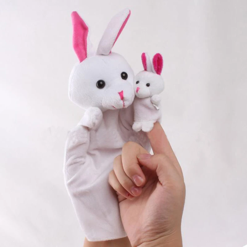 

Cute Animal Puppet Finger Plush Toys for Children Baby Educational Learning Development Kids Hand Dolls Puppet Toy
