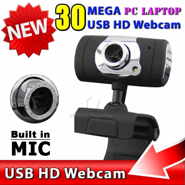 

kebidumei New USB 2.0 30 mega Pixel Web Cam HD Camera WebCam With MIC Microphone Black color For Computer PC Laptop NotebooK