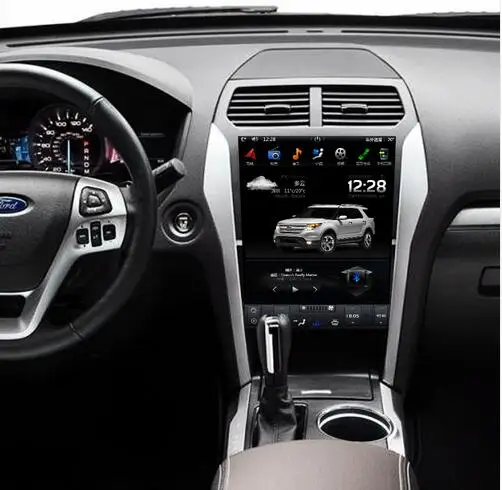

12.1" tesla style vertical screen android 7.1 Quad core Car GPS radio Navigation for ford Explorer 2015-2017