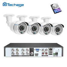 8CH 1080 P HDMI DVR комплект CCTV системы безопасности 4 шт. 2.0MP Открытый ИК Ночное Видение AHD инфракрасная камера P2P видео набор для наблюдения