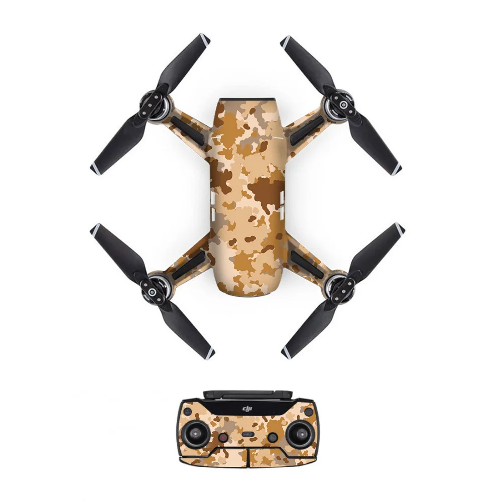 Новое поступление Водонепроницаемый кожи Стикеры для DJI Spark Интимные аксессуары 3 м Водонепроницаемый ПВХ таблички для DJI дроны жестокие