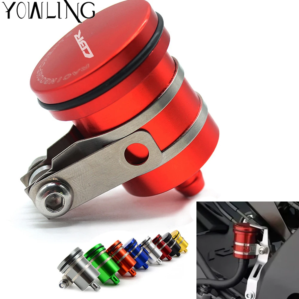 

For Honda CBR900 CBR900RR CBR918RR CBR929RR CBR954RR CNC Rear Brake Clutch Tank Motorcycle Fluid Reservoir Oil Cup Cover