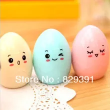 1 шт. креативные точилки для карандашей в форме яйца в мультяшном стиле, подарочные канцелярские принадлежности(ss-1424