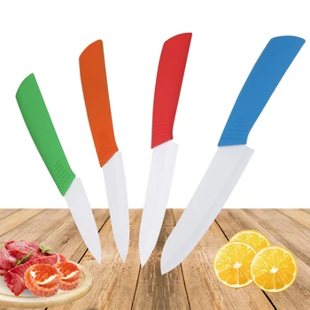 

Kitchen Knives Ceramic Knives 3 4 5 6 inch Zirconia White Blade Paring Fruit Vege Meat Colorful Handle Ceramic Knife Set Cooking