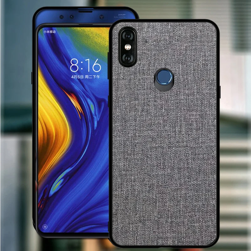 Чехол из джинсовой ткани в стиле ретро для Xiaomi Mi Mix 3 Max3 8 SE Mi8 8SE 2S 5X A1 MiA1 Xiomi Redmi Note 6 Pro