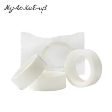 5 шт., медицинская лента из ворса, Нетканая лента для обертывания, высокое качество, бумажные подушечки для глаз, лента под глазные подушечки, 1,25 см* 4 м, инструменты для наращивания ресниц