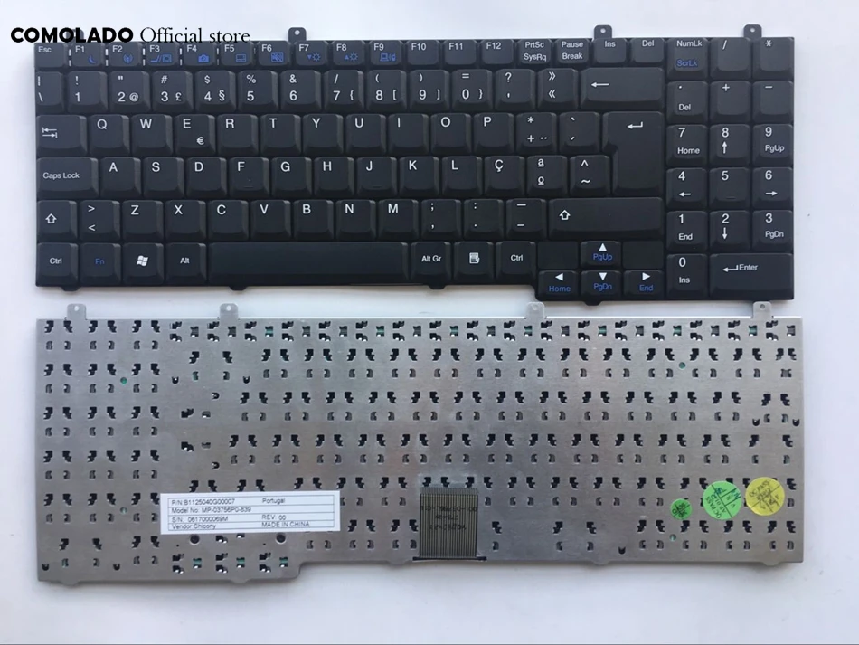 PO Portugal Laptop Keyboard For Clevo D9 D90 D900 D900C Series black laptop keyboard PO layout