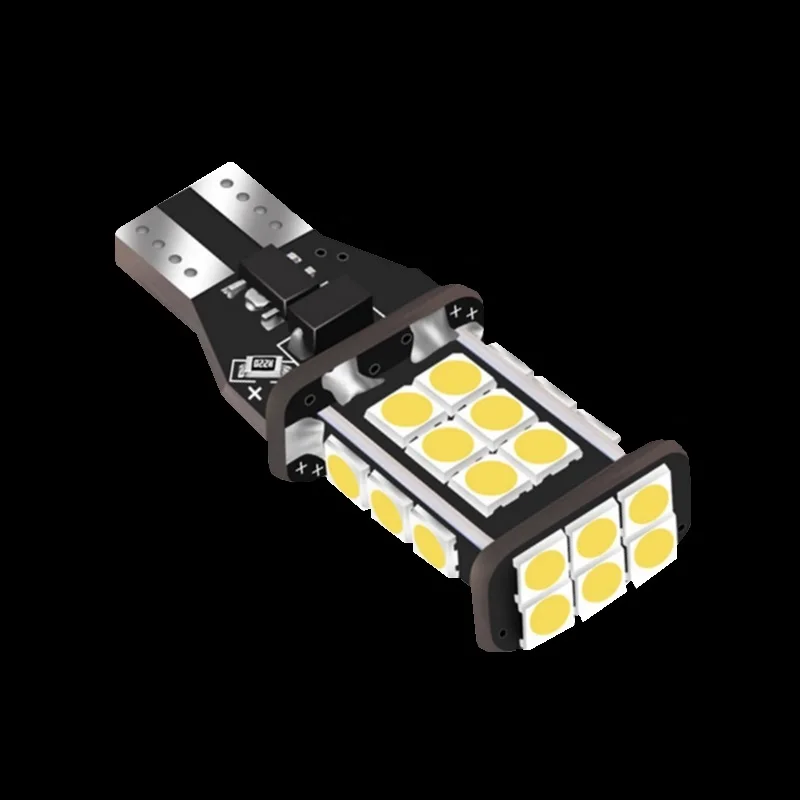 

1PCS T15 921 W16W Super Bright 1200Lm 3030 LED Auto Additional Brake Lamp CANBUS Backup Reverse Lights Car Daytime Running Bulb