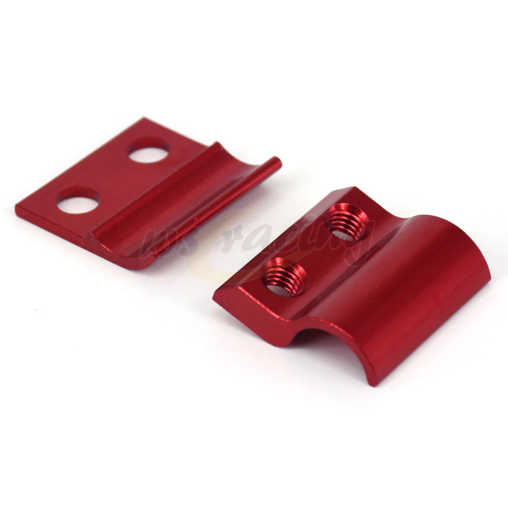 Motorcycle CNC Brake Line Hose Clamps Holder For Honda CR125R CR250R
