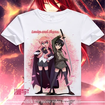 

Shakugan No Shana Shana Cosplay Costume Cloth Unisex Short Sleeve T-shirt