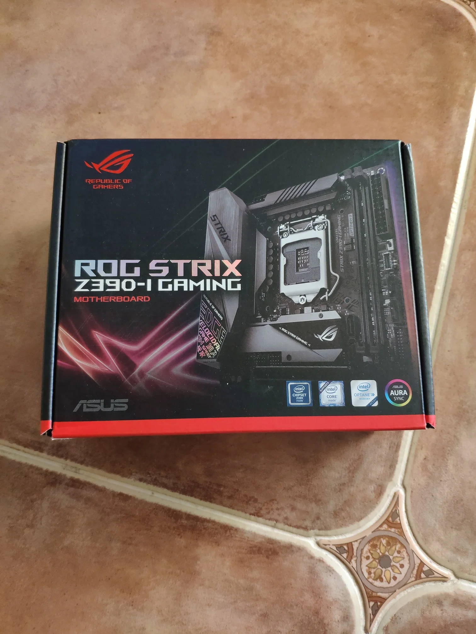 Материнская плата ASUS STRIX Z390-I GAMING ITX Z390 LGA1151 DDR4 PCI-E 3,0 M.2 wifi Mini-ITX