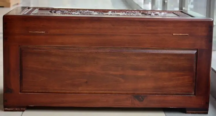 Деревянная мебель камфоры пейзаж картина ручной работы camphorwood деревянной коробке коробка для хранения Чемодан меха брак