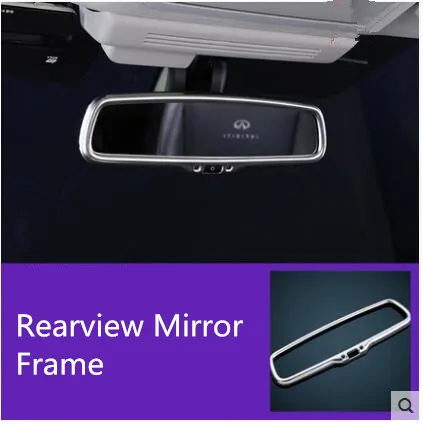 

Stainless Steel Rearview Mirror Frame For Infiniti Q50L Z2EA1234